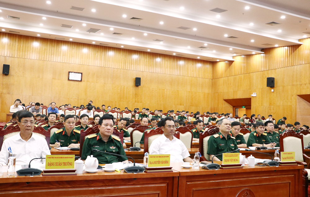 Bồi dưỡng diễn tập khu vực phòng thủ tỉnh năm 2022