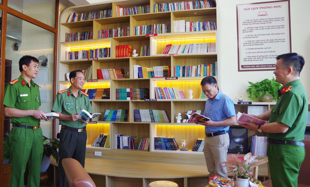 Đưa vào sử dụng phòng đọc sách Công an TP. Thái Nguyên