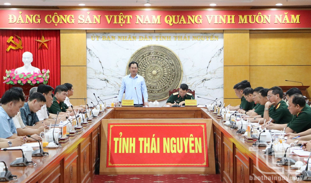 Phối hợp chặt chẽ trong triển khai Dự án Thao trường bắn đạn thật tại Định Hóa