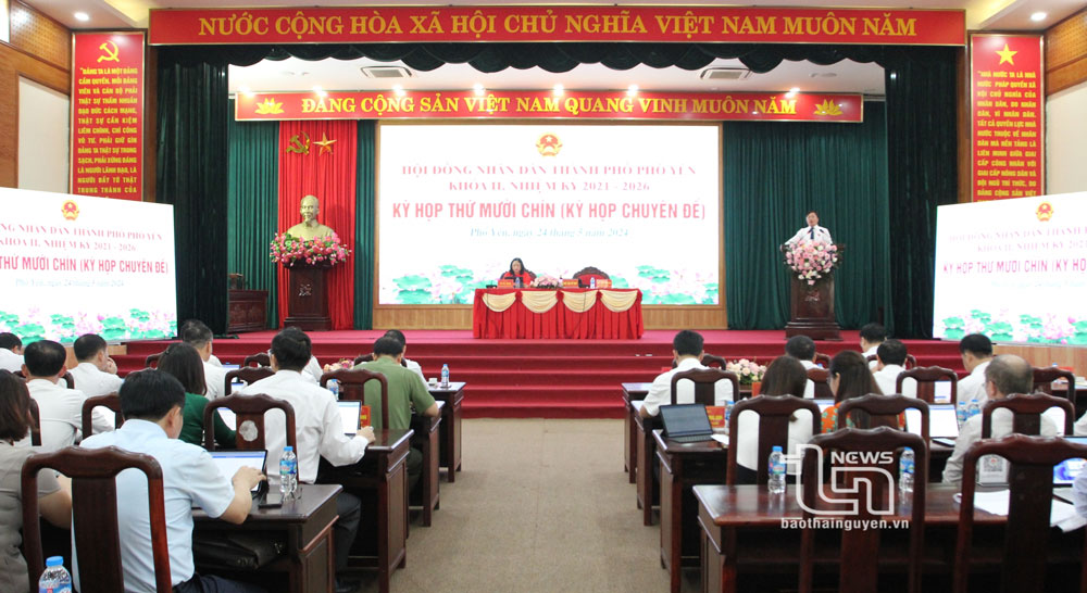 HĐND TP. Phổ Yên: Thông qua 3 dự thảo nghị quyết phát triển kinh tế - xã hội