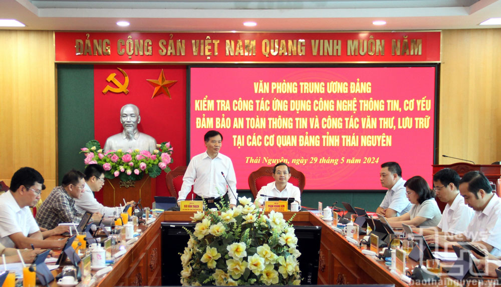 Bảo đảm an toàn thông tin, lưu trữ trong các cơ quan đảng