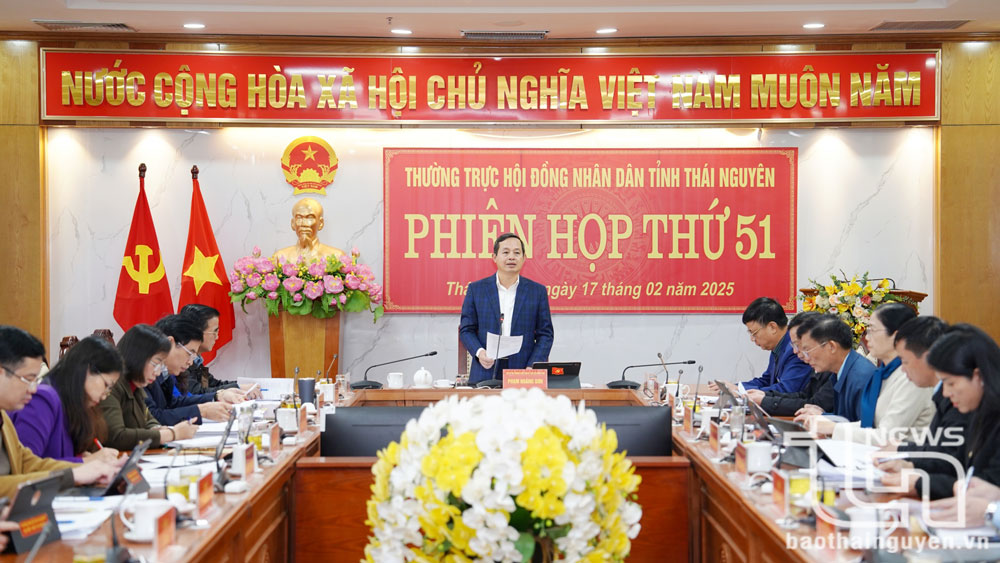 Thường trực HĐND tỉnh Thái Nguyên cho ý kiến vào nhiều nội dung