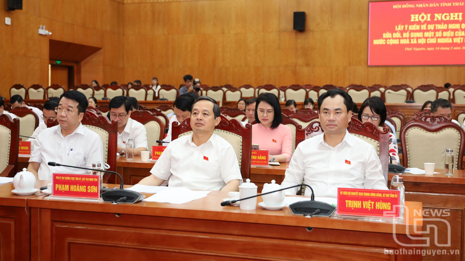 Thái Nguyên sớm tổ chức hội nghị lấy ý kiến về sửa đổi, bổ sung Hiến pháp năm 2013