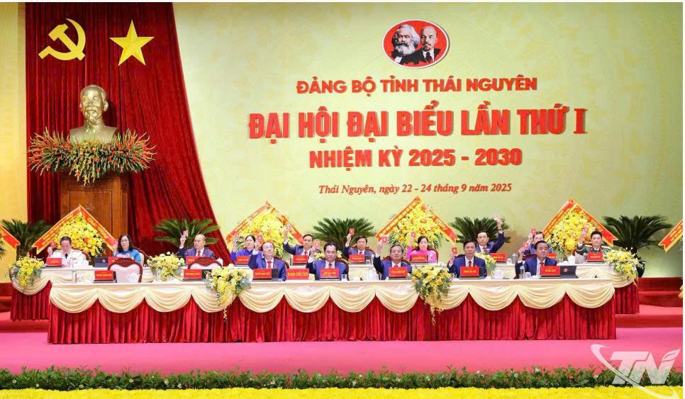 Nghị quyết Đại hội đại biểu Đảng bộ tỉnh Thái Nguyên lần thứ I, nhiệm kỳ 2025-2030