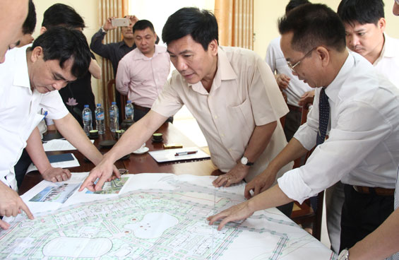 Bàn biện pháp tháo gỡ khó khăn thực hiện Dự án xây dựng Trường Trung cấp nghề Nam Thái Nguyên