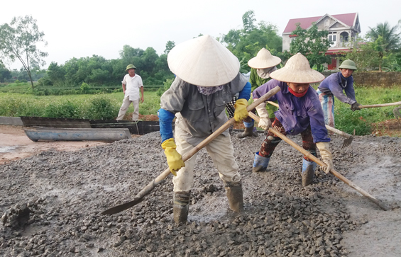 TP Thái Nguyên: Phân bổ 1.900 tấn xi măng xây dựng đường giao thông nông thôn