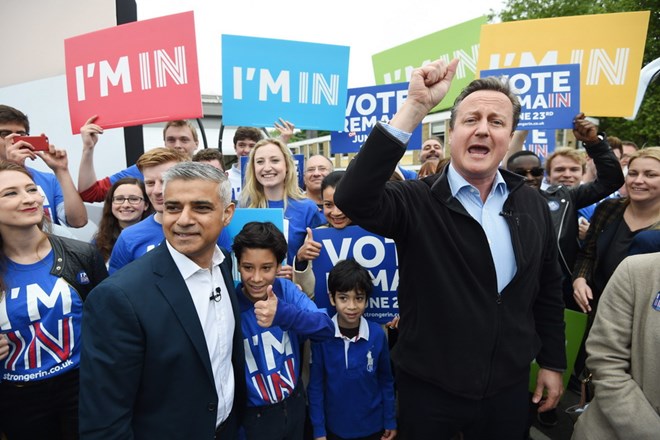 Tỷ lệ ủng hộ Brexit tăng vọt trước thềm trưng cầu ý dân ở Anh