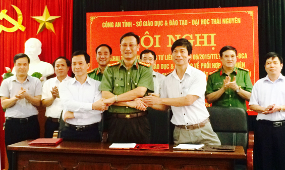 Ký kết liên tịch phòng chống tội phạm, vi phạm pháp luật trong ngành giáo dục