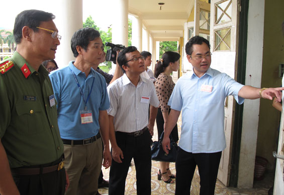 Tạo mọi điều kiện tốt nhất cho các thí sinh