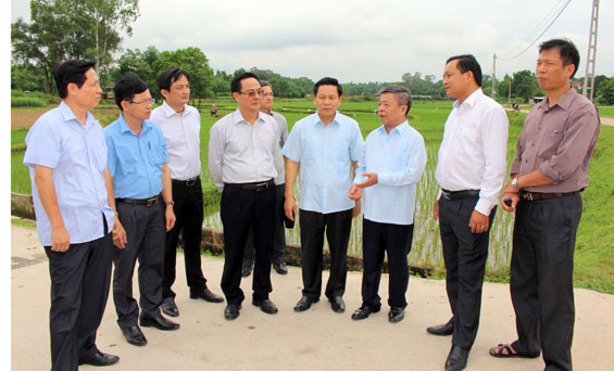 Đoàn công tác của Liên minh Hợp tác xã Việt Nam làm việc tại Thái Nguyên