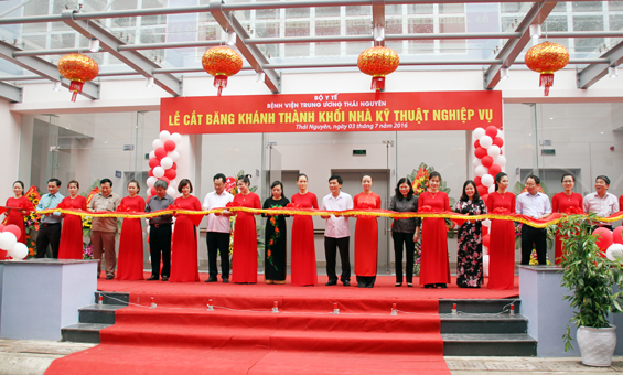 Bệnh viện Trung ương Thái Nguyên khánh thành tòa nhà kỹ thuật