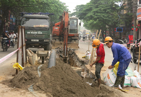 Thi công hệ thống thoát nước và xử lý nước thải Tp Thái Nguyên: Thực hiện theo đúng cam kết