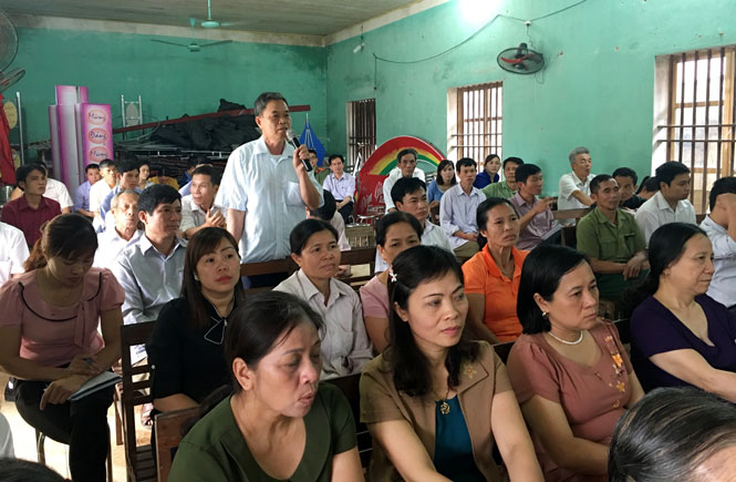 Đại biểu Quốc hội tỉnh tiếp xúc cử tri 
