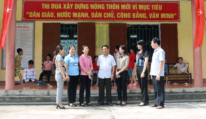 Ban Văn hoá - Xã hội Hội đồng nhân dân tỉnh làm việc tại huyện Võ Nhai 