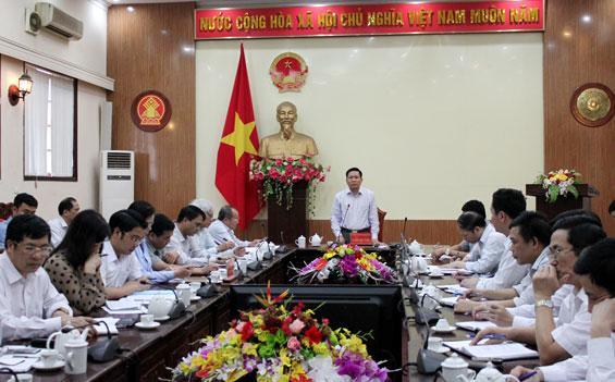 Đẩy nhanh tiến độ triển khai xây dựng Dự án Khu du lịch Hồ Núi Cốc