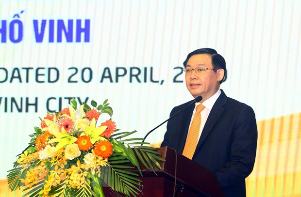 Phó Thủ tướng Vương Đình Huệ dự hội nghị phát triển Thành phố Vinh