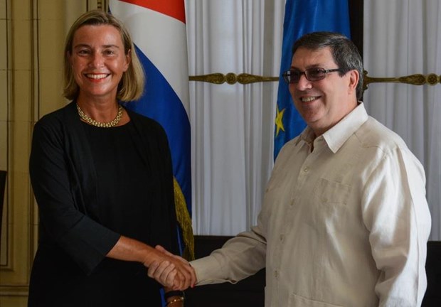 Ngoại trưởng Cuba tiếp đại diện cấp cao của Liên minh châu Âu