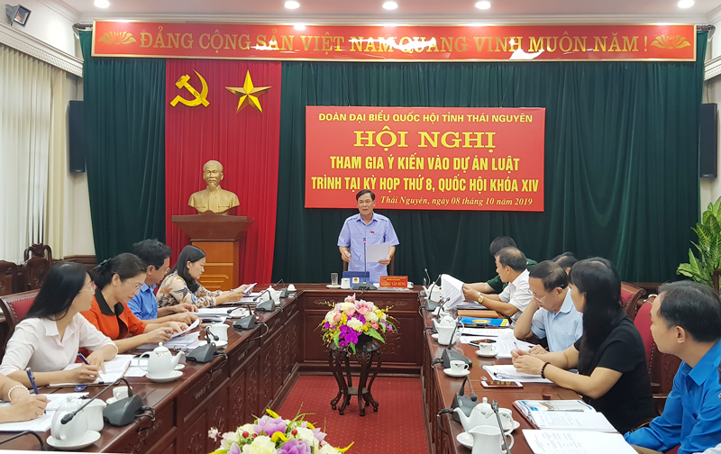 Đoàn đại biểu Quốc hội tỉnh lấy ý kiến góp ý tham gia xây dựng Luật