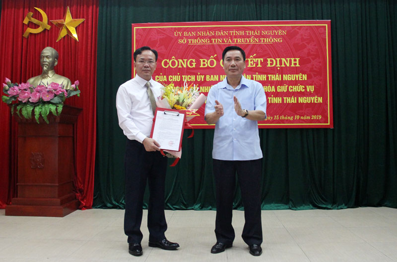 Điều động và bổ nhiệm đồng chí Đỗ Xuân Hòa giữ chức vụ Giám đốc Sở Thông tin và Truyền thông
