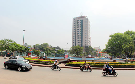 Khắc phục sự cố sét đánh đài phun nước trung tâm T.P Thái Nguyên