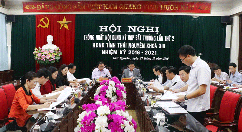 Thống nhất nội dung Kỳ họp bất thường lần thứ 2 HĐND tỉnh