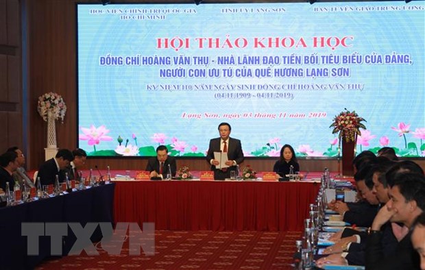 Đồng chí Hoàng Văn Thụ - Nhà lãnh đạo tiền bối tiêu biểu của Đảng