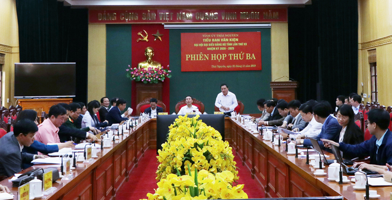 Họp Tiểu ban Văn kiện