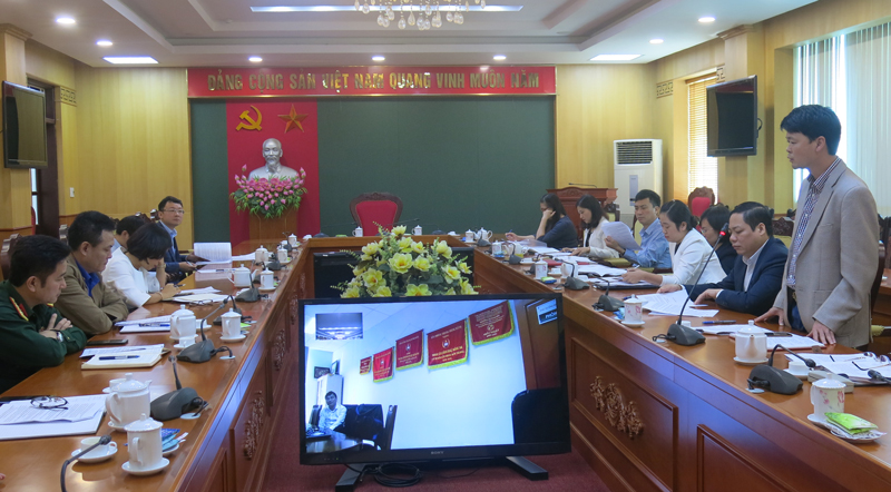 Họp Tổ giúp việc Tiểu ban Tổ chức phục vụ Đại hội Đảng bộ tỉnh lần thứ XX