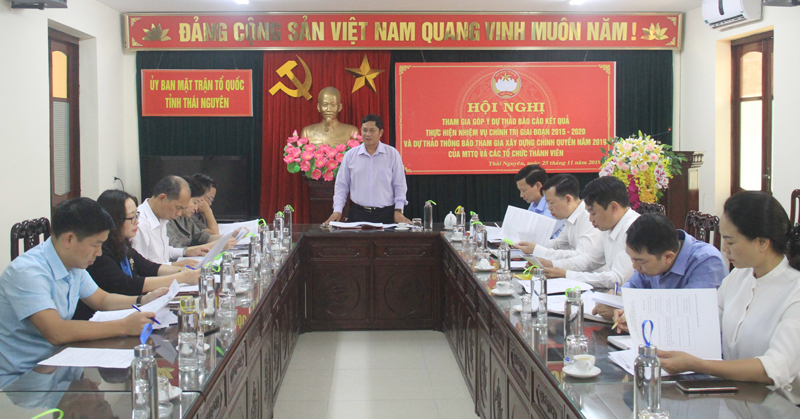 Tham gia góp ý vào dự thảo báo cáo, thông báo