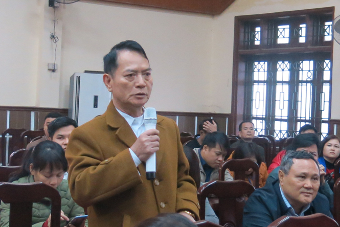 Nhiều ý kiến cử tri gửi tới Đoàn đại biểu Quốc hội tỉnh