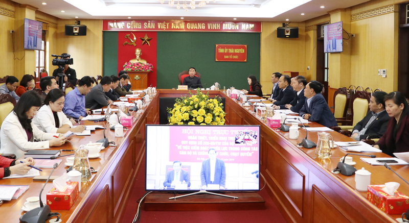 Triển khai Quy định về kiểm soát quyền lực trong công tác cán bộ, chống chạy chức, chạy quyền