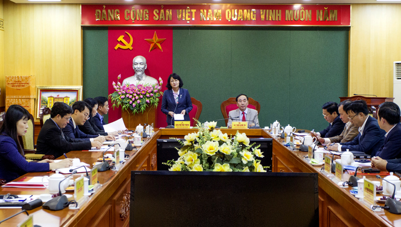Phó Chủ tịch nước Đặng Thị Ngọc Thịnh thăm, làm việc tại Thái Nguyên
