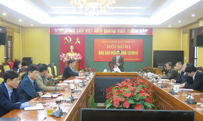 Đẩy mạnh tuyên truyền về đại hội đảng bộ các cấp