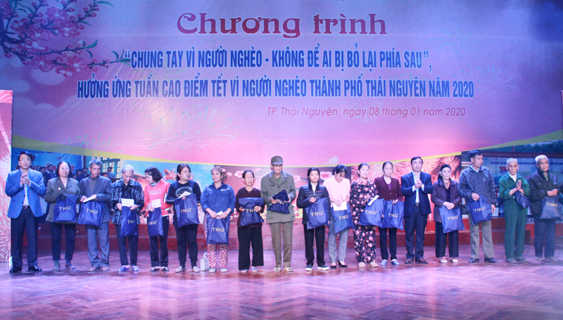 Tp Thái Nguyên: Tiếp nhận gần 600 triệu đồng ủng hộ người nghèo