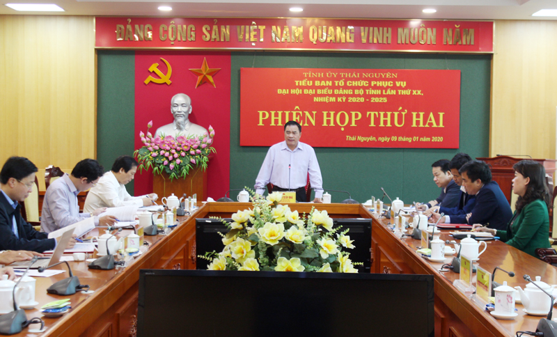 Kiểm điểm công tác phục vụ Đại hội Đảng bộ tỉnh lần thứ XX