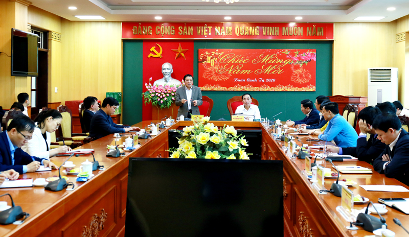 Đồng chí Phan Đình Trạc, Bí thư Trung ương Đảng, Trưởng Ban Nội chính Trung ương thăm và chúc Tết tại tỉnh Thái Nguyên