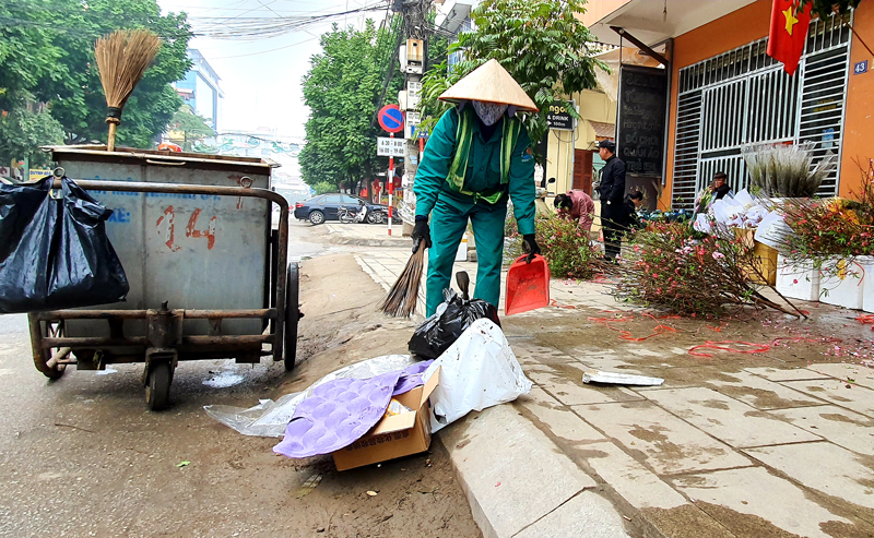 Tăng cường vệ sinh môi trường dịp Tết