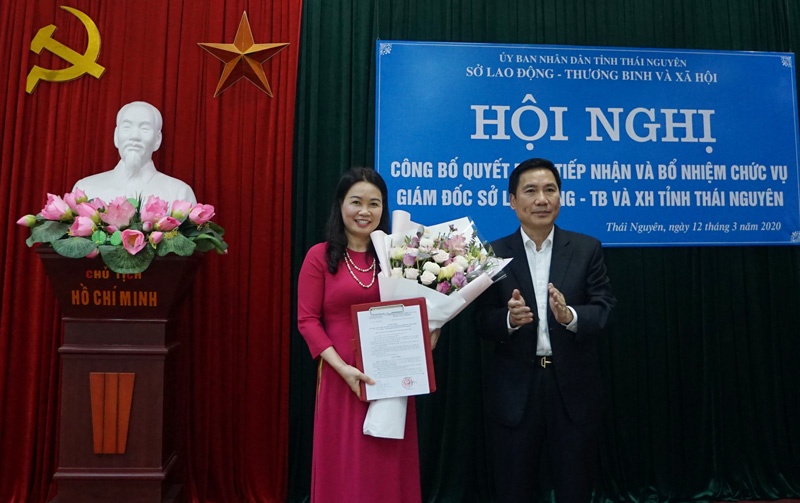 Bổ nhiệm Giám đốc Sở Lao động - Thương binh và Xã hội