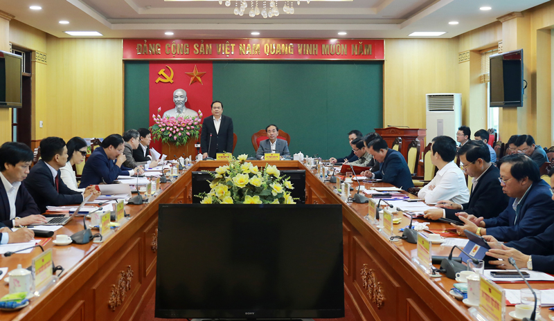 Chủ tịch Ủy ban Trung ương MTTQ Việt Nam làm việc tại tỉnh Thái Nguyên