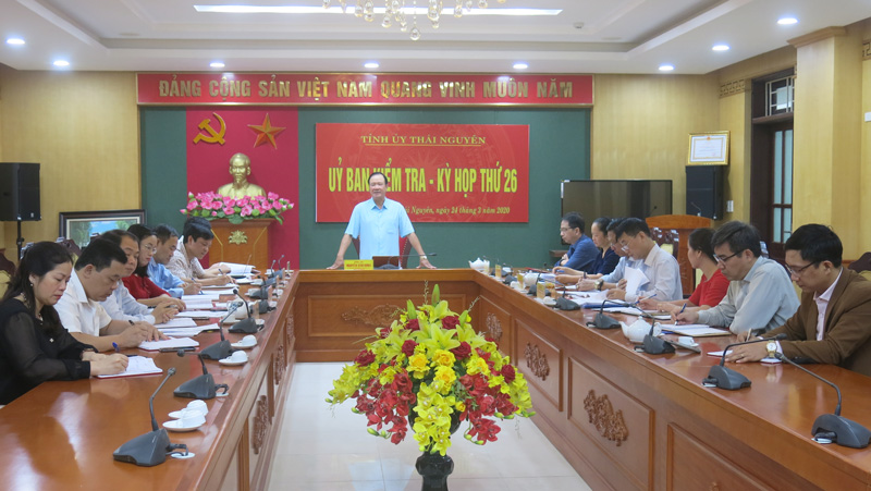 Ủy ban Kiểm tra Tỉnh ủy: Bàn và thông qua nhiều nội dung quan trọng