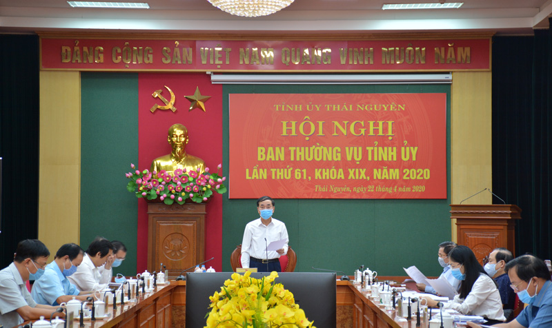 Hội nghị Ban thường vụ Tỉnh ủy lần thứ 61, khóa XIX: Cho ý kiến một số nội dung kinh tế - xã hội quan trọng của tỉnh
