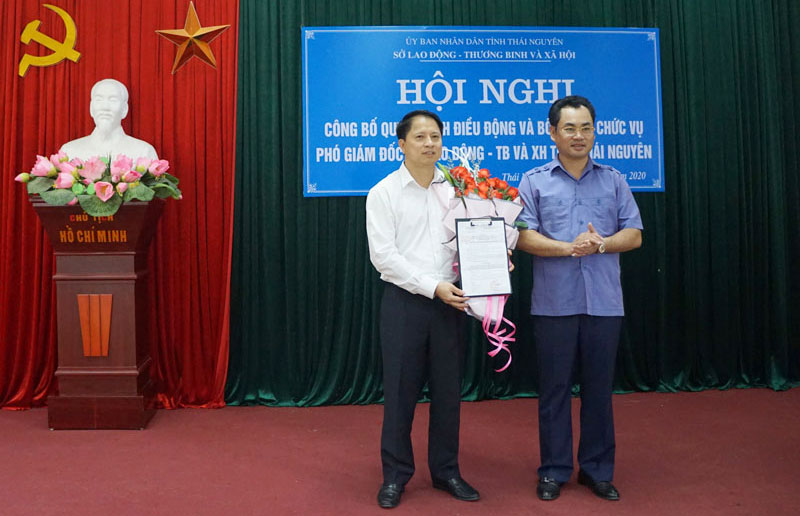 Công bố quyết định bổ nhiệm Phó Giám đốc Sở Lao động - Thương binh và Xã hội
