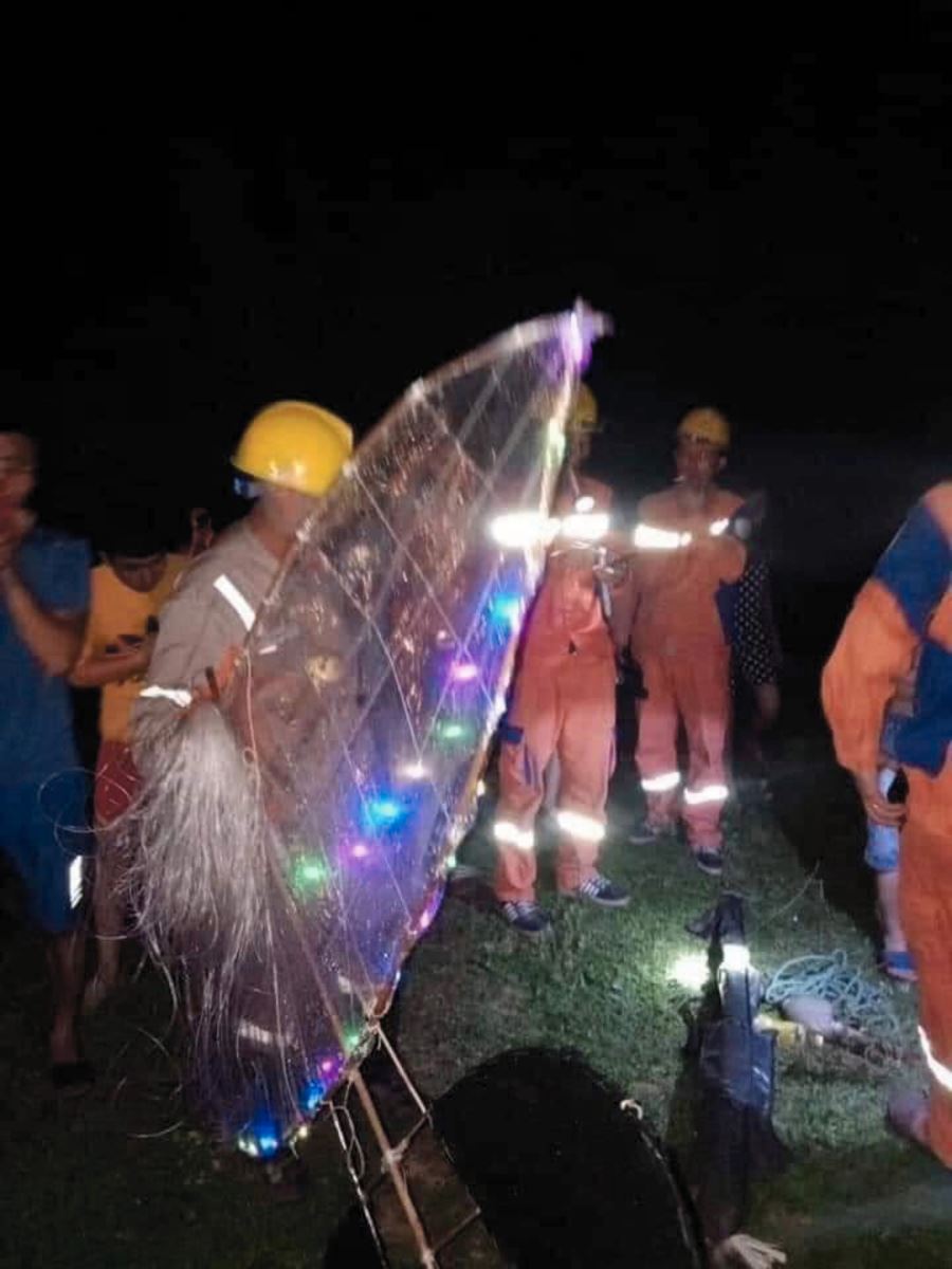 Sự cố diều mắc vào đường dây truyền tải khiến cho 238.880 khách hàng bị mất điện
