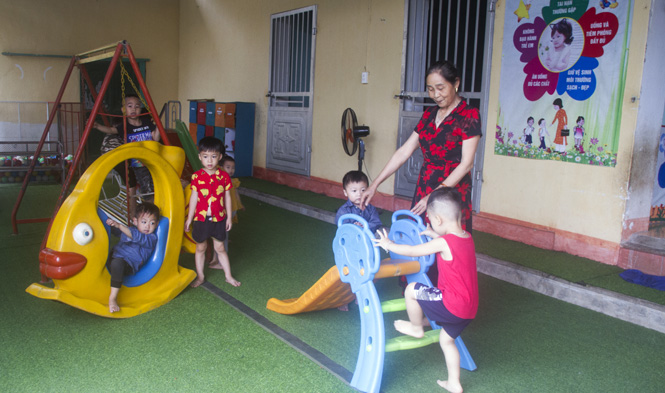 “Nhóm trẻ gia đình” giải quyết nhu cầu gửi trẻ tại khu vực nông thôn