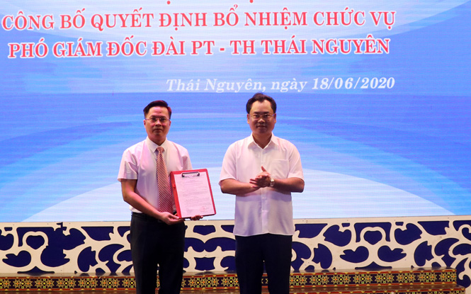 Công bố Quyết định bổ nhiệm Phó Giám đốc Đài Phát thanh - Truyền tỉnh