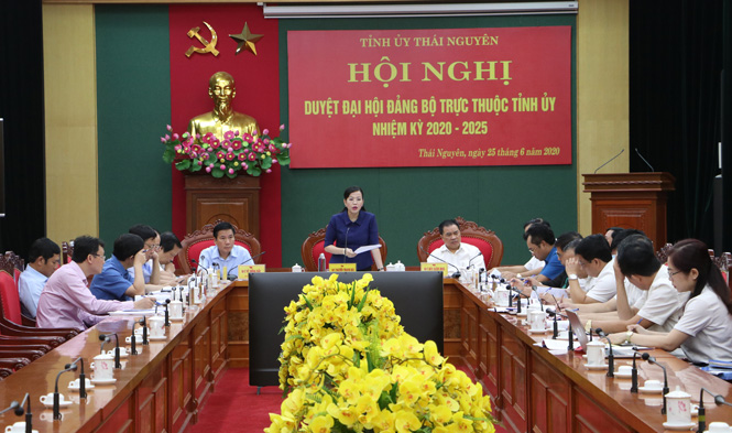 Chuẩn bị thật tốt và tổ chức thành công đại hội đảng bộ các cấp