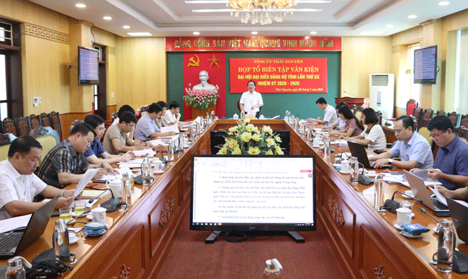 Tiếp thu, đóng góp ý kiến vào dự thảo các văn kiện tại Đại hội đại biểu Đảng bộ tỉnh lần thứ XX