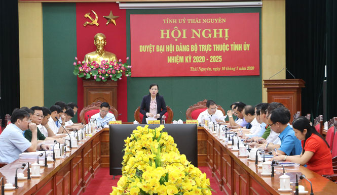 Chuẩn bị tốt và tổ chức thành công đại hội đảng bộ các cấp