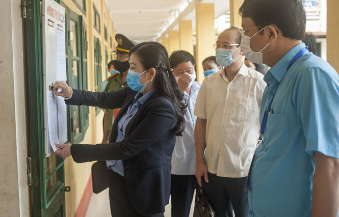 Kiểm tra công tác chuẩn bị kỳ thi tốt nghiệp THPT