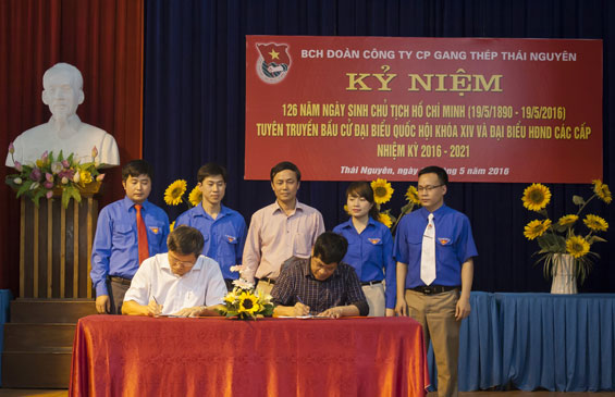 Ký kết phối hợp giữa Công ty Cổ phần Gang thép Thái Nguyên và Ban Quản lý Khu di tích lịch sử - sinh thái ATK Định Hoá